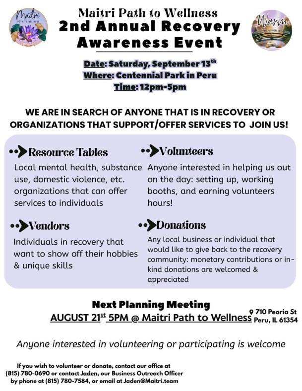 Maitri September 13th Event Flyer
