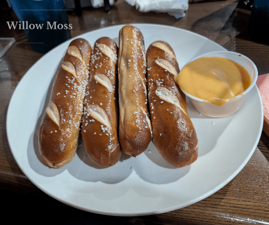 Image of the Pretzel Appetizer with Cheese Dip