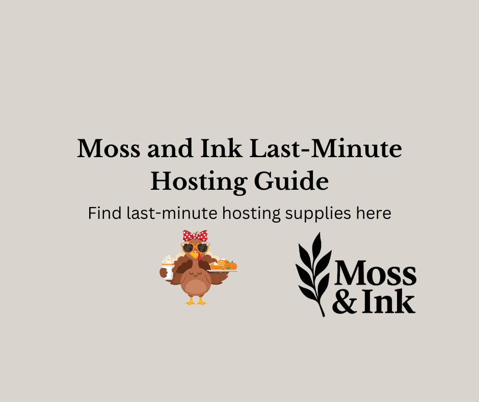 Last Minute Hosting&nbsp;Supplies