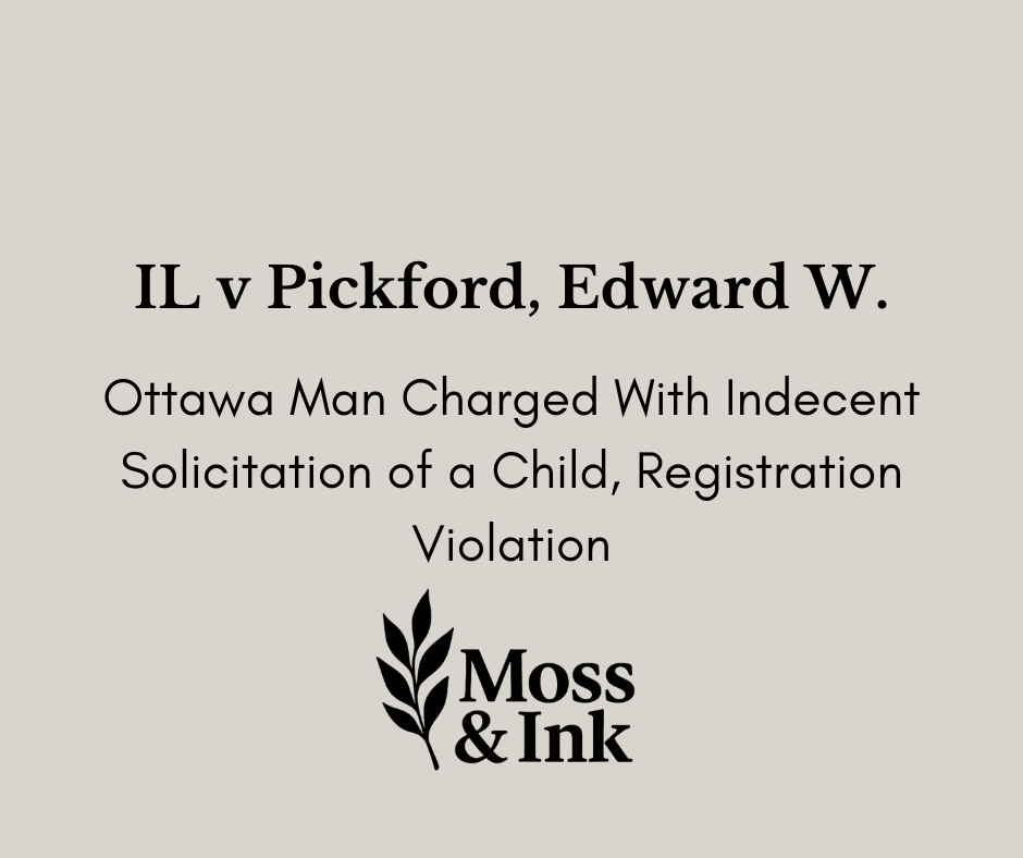 Ottawa Man Charged With Indecent Solicitation of a Child, Registration&nbsp;Violation