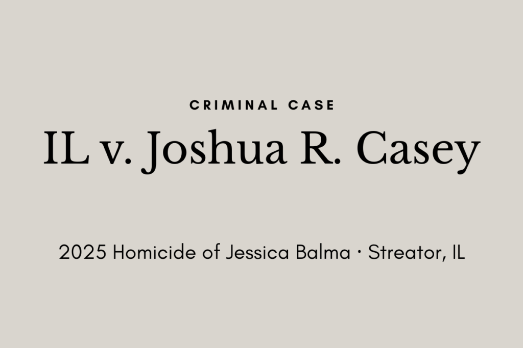 Cover image IL v Joshua R. Casey case
