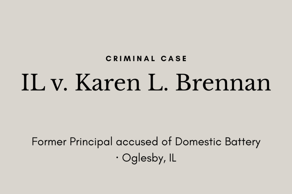 Cover image IL v. Karen L. Brennan Case